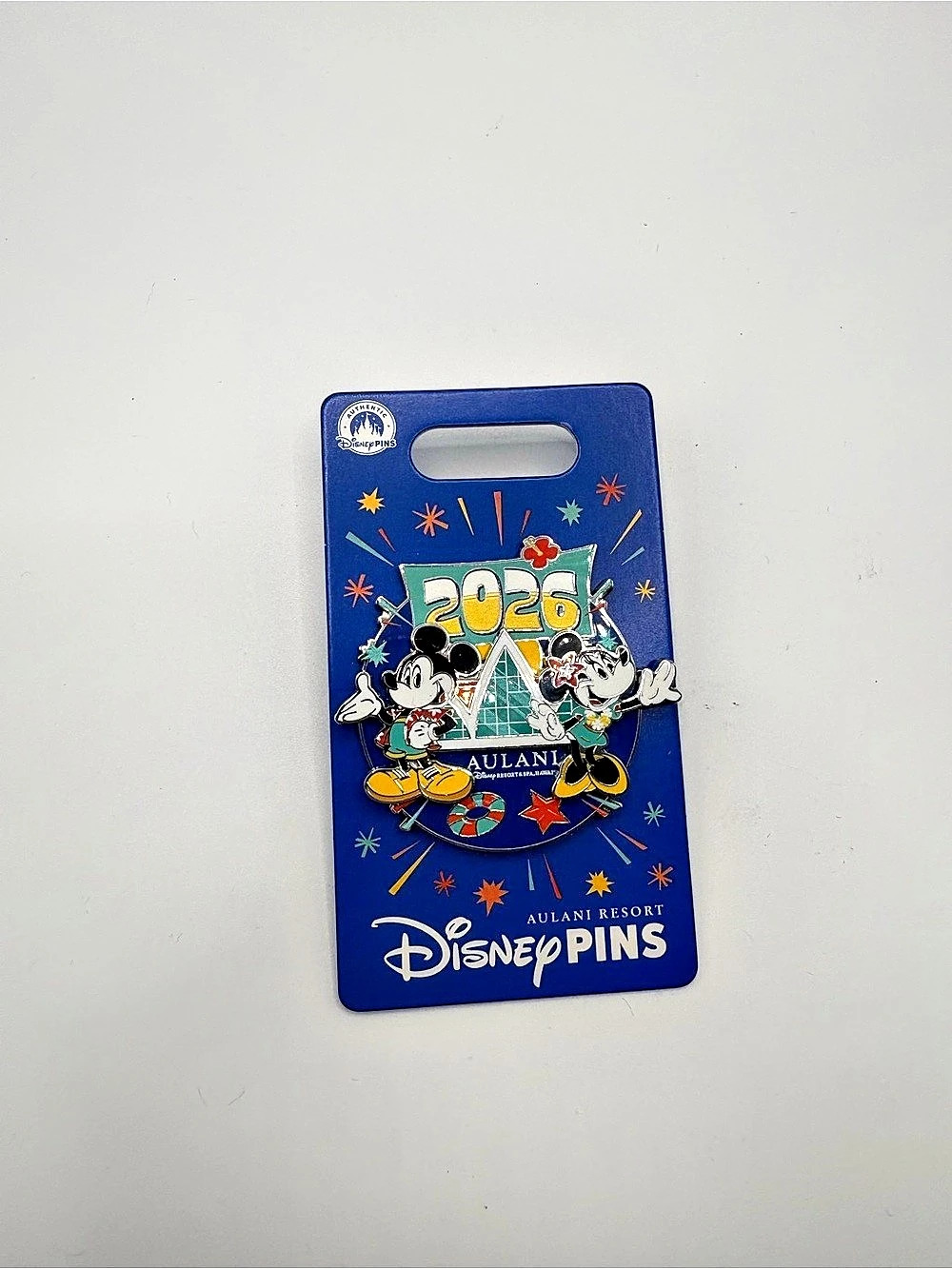 Disney 2026 Aulani Resort Disney Pins Blue & Multicolor